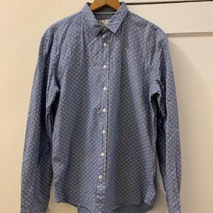 Men’s PINK Slim Fit- Long Sleeved button down